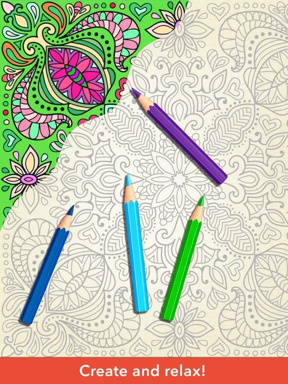 Capturas de pantalla de Zen Coloring Book for Adults iPad 