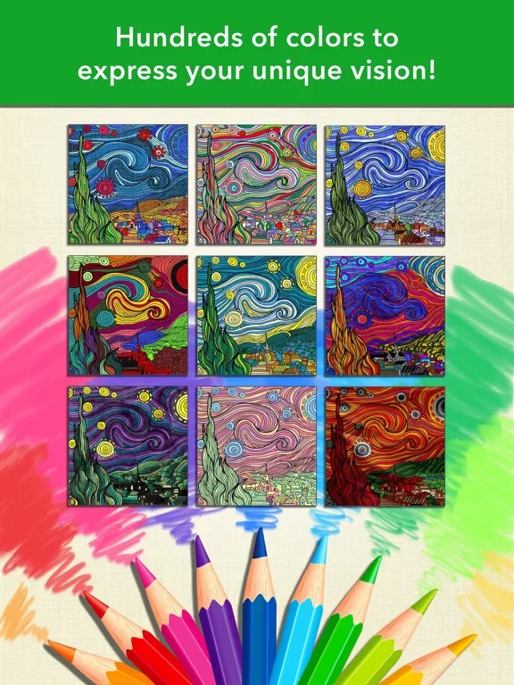 Capturas de pantalla de Zen Coloring Book for Adults iPad 