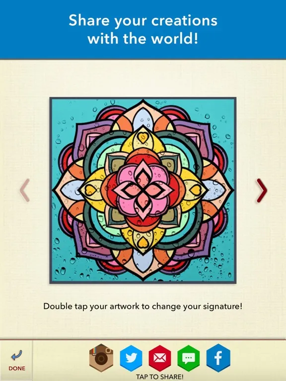 Capturas de pantalla de Zen Coloring Book for Adults iPad 