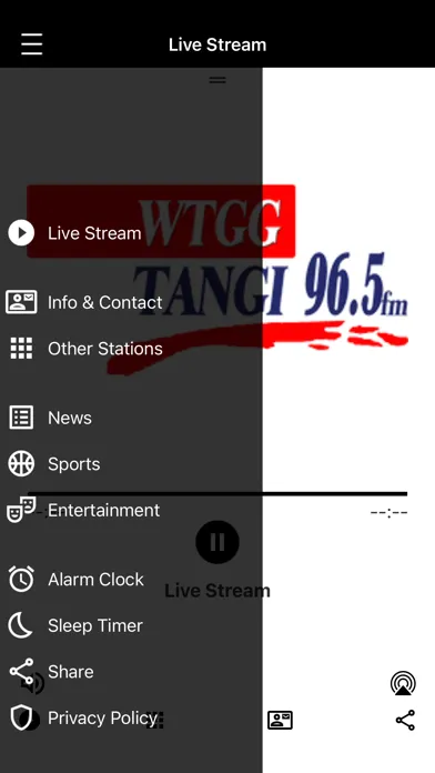 Zrzuty ekranu Tangi 96.5