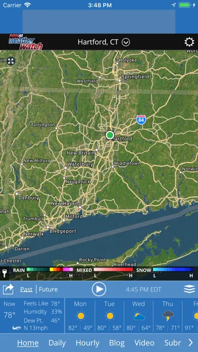 Screenshot di Fox61 Weather Watch