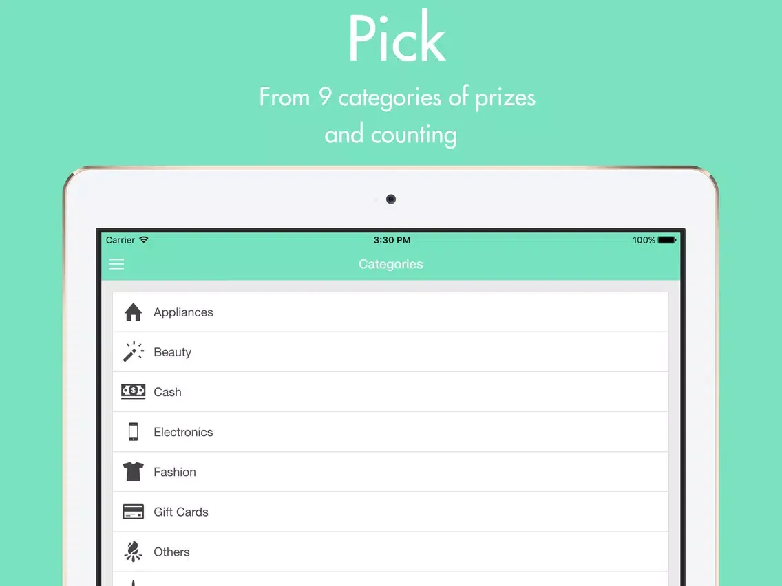 Zrzuty ekranu WinThings - Free Stuff, Prizes, Contests, Giveaways, & Sweepstakes iPad 
