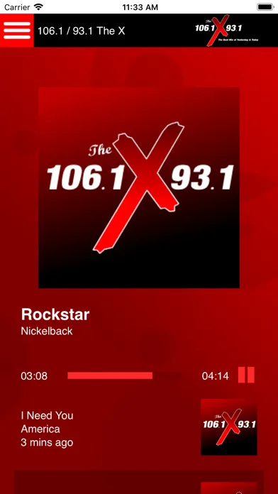 Capturas de pantalla de The X Radio