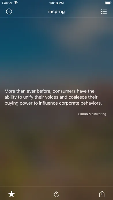 insprng - inspiring quotes Screenshots