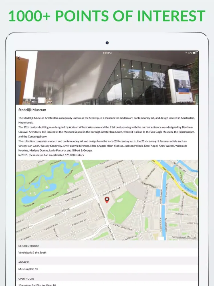 Amsterdam Offline Map & Guide iPad  স্ক্রিনশট