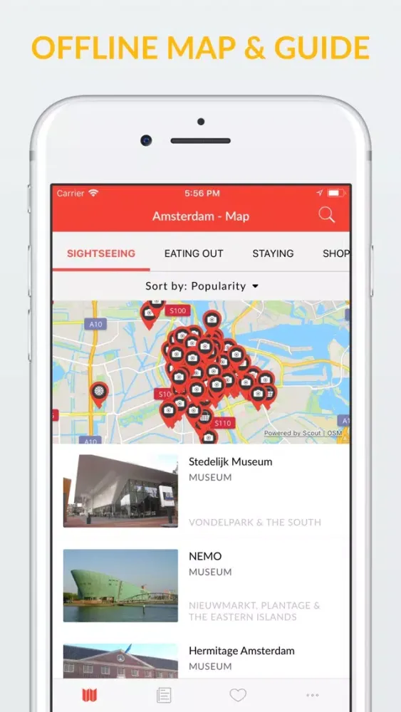 Amsterdam Offline Map & Guide স্ক্রিনশট