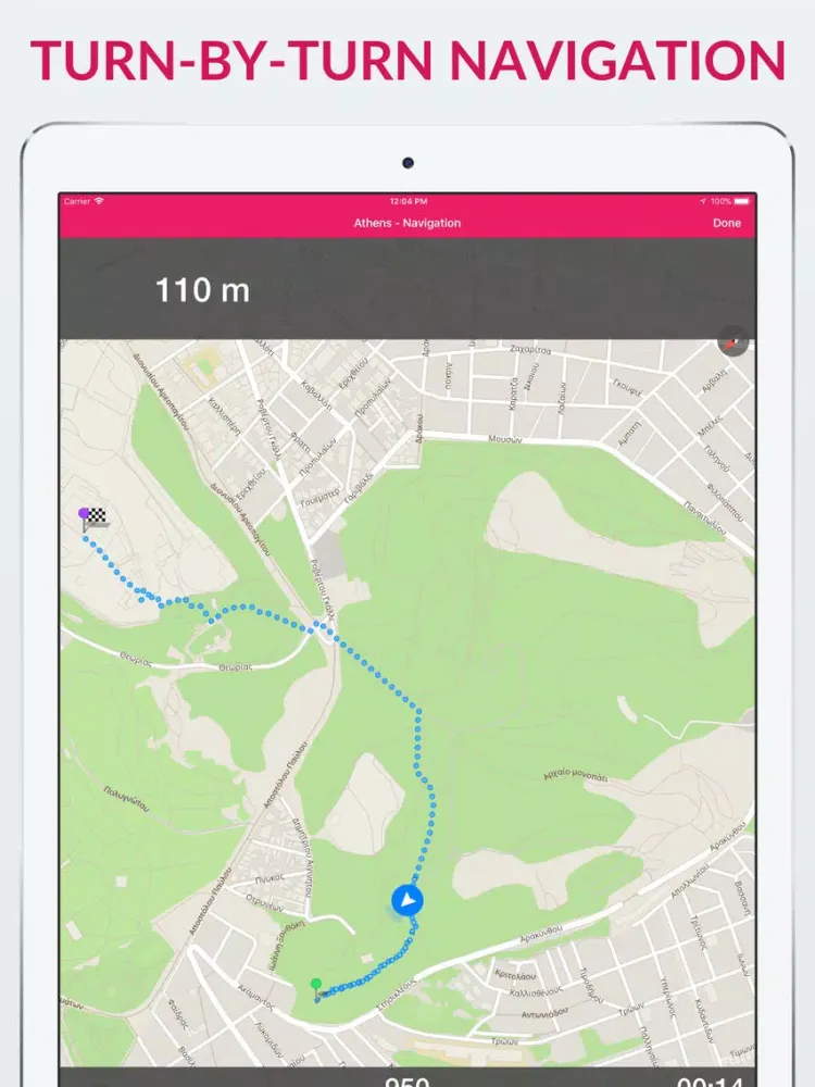 Athens Offline Map & Guide iPad 应用截图