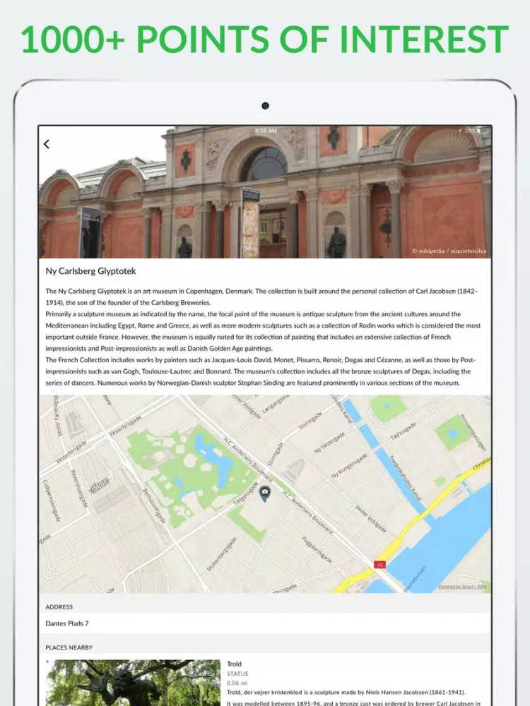 Screenshot di Copenhagen Offline Map & Guide iPad 