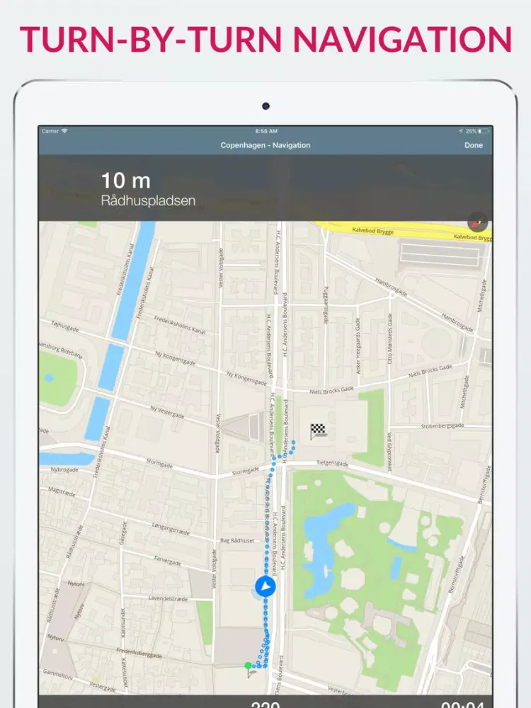 Screenshot di Copenhagen Offline Map & Guide iPad 
