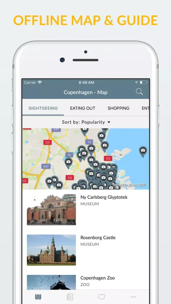 Screenshot di Copenhagen Offline Map & Guide