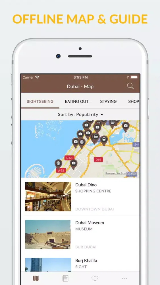 Dubai Offline Map & Guide স্ক্রিনশট
