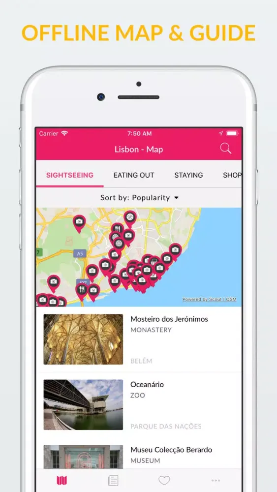 Capturas de pantalla de Lisbon Offline Map & Guide