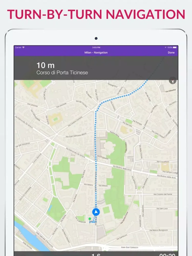 Capturas de pantalla de Milan Offline Map & Guide iPad 