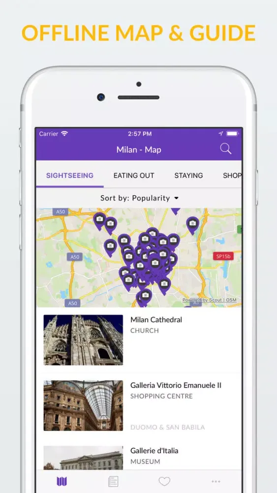 Capturas de pantalla de Milan Offline Map & Guide