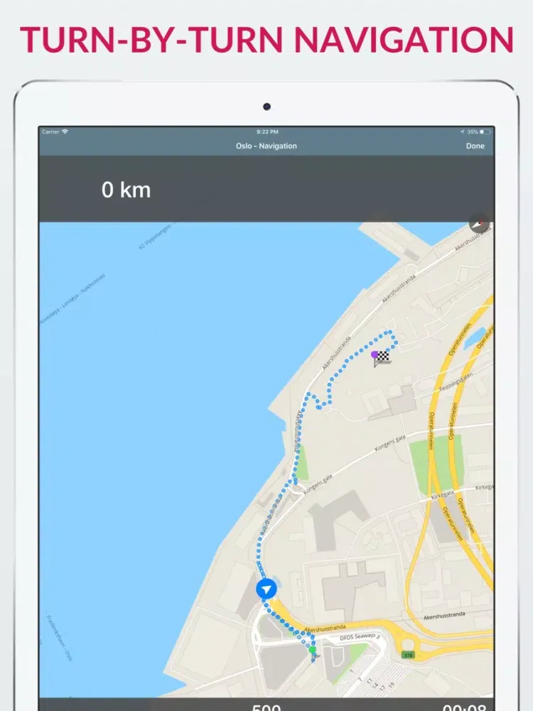 Oslo Offline Map & Guide iPad 应用截图