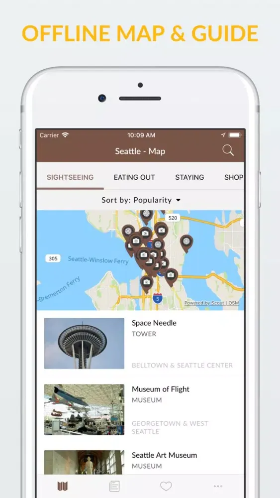 Capturas de pantalla de Seattle Offline Map & Guide