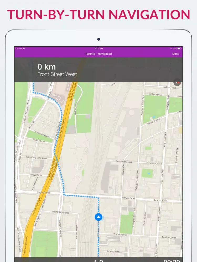 Toronto Offline Map & Guide iPad  Screenshots