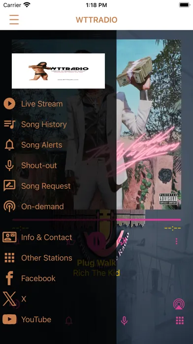WTTRADIO سکرین شاٹس
