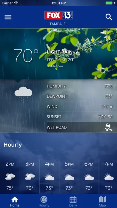FOX 13: Tampa SkyTower Weather سکرین شاٹس