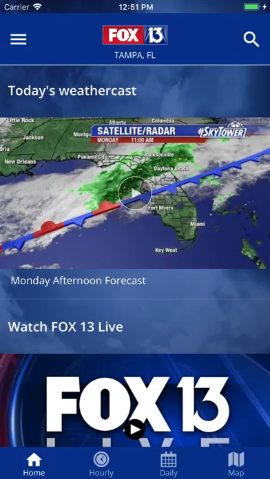 FOX 13: Tampa SkyTower Weather سکرین شاٹس
