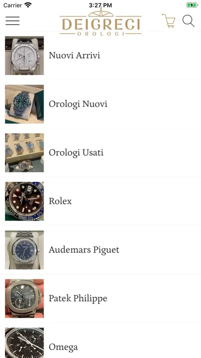 Скриншоты Dei Greci Orologi