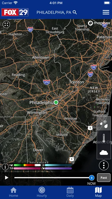Capturas de pantalla de FOX 29 Philadelphia: Weather