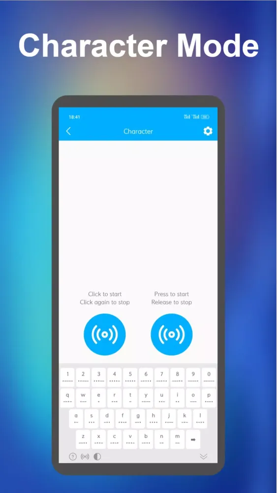 Zrzuty ekranu Flash Morse Code