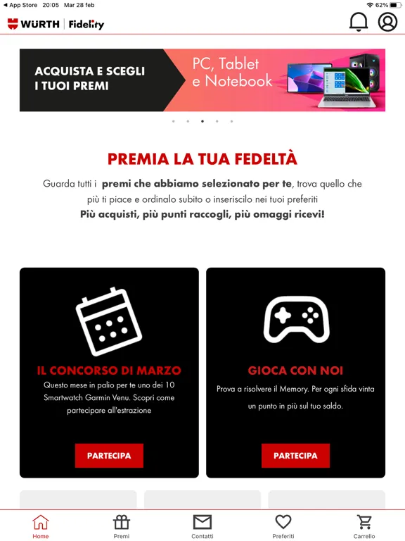 Скриншоты Würth Fidelity iPad 