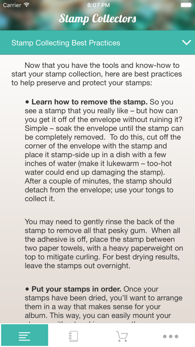 Ảnh chụp màn hình của Stamp Collecting - A Price Guide For Stamp Values