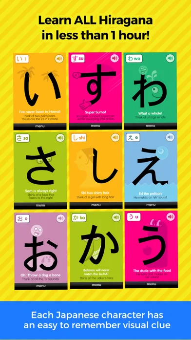 Captures d'écran de Dr. Moku's Hiragana LITE