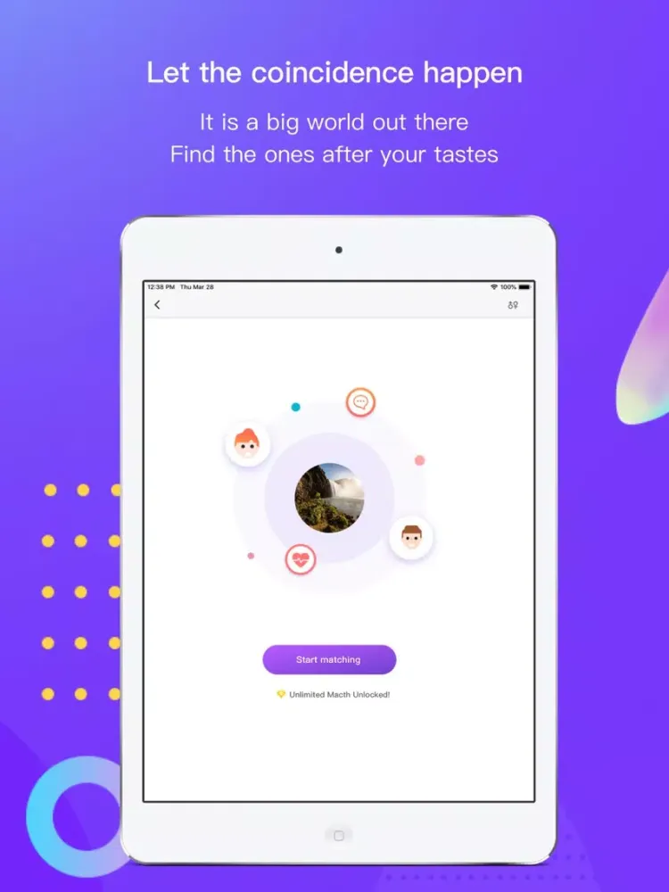 YoMe Language Exchange & Meet iPad  Screenshots