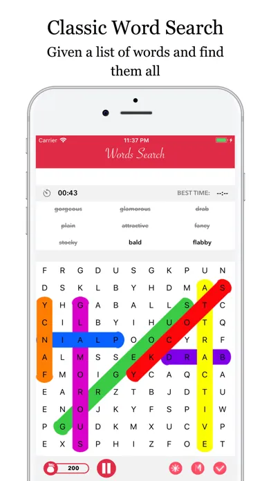Ảnh chụp màn hình của Word Search - Fun Puzzle
