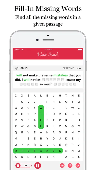 Ảnh chụp màn hình của Word Search - Fun Puzzle