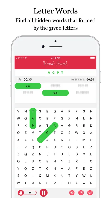 Ảnh chụp màn hình của Word Search - Fun Puzzle