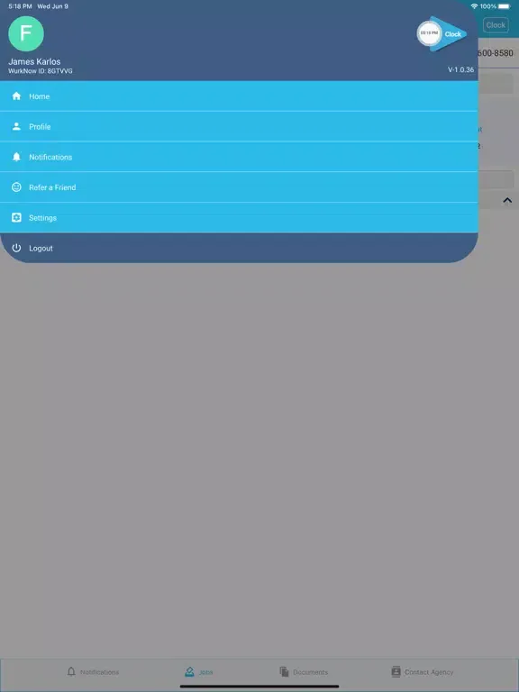 Zrzuty ekranu CloudPersonnel iPad 