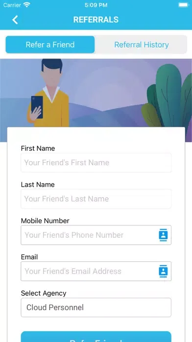 Zrzuty ekranu CloudPersonnel