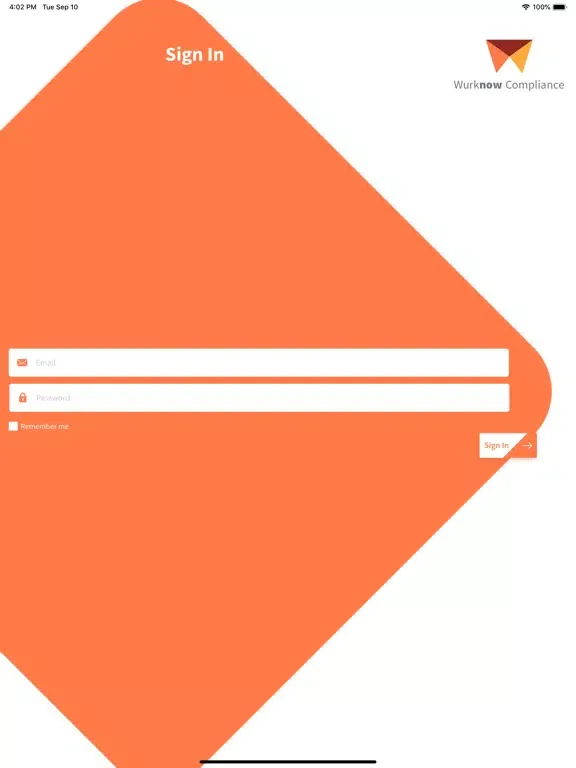 Tangkapan skrin WurkNow: Compliance App iPad 