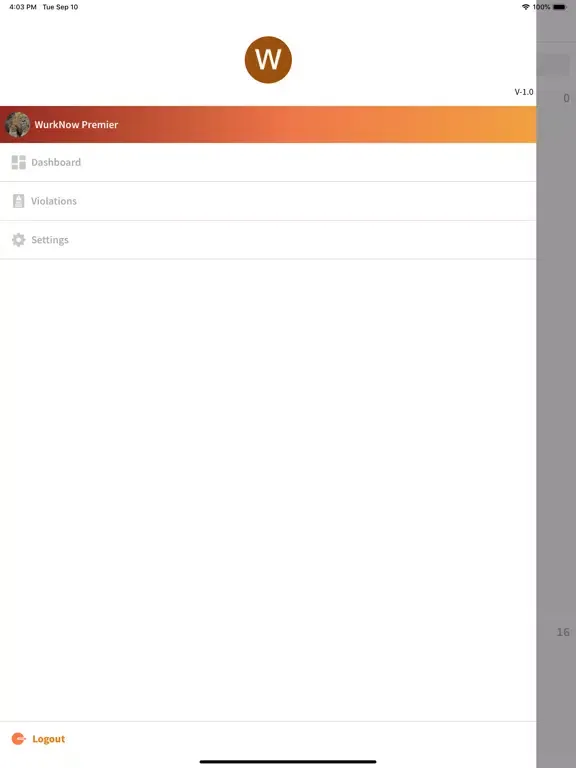 Tangkapan skrin WurkNow: Compliance App iPad 