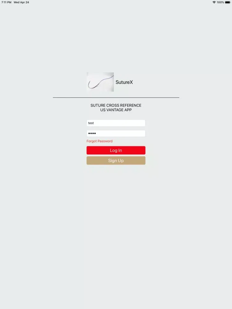 SutureX iPad  Screenshots