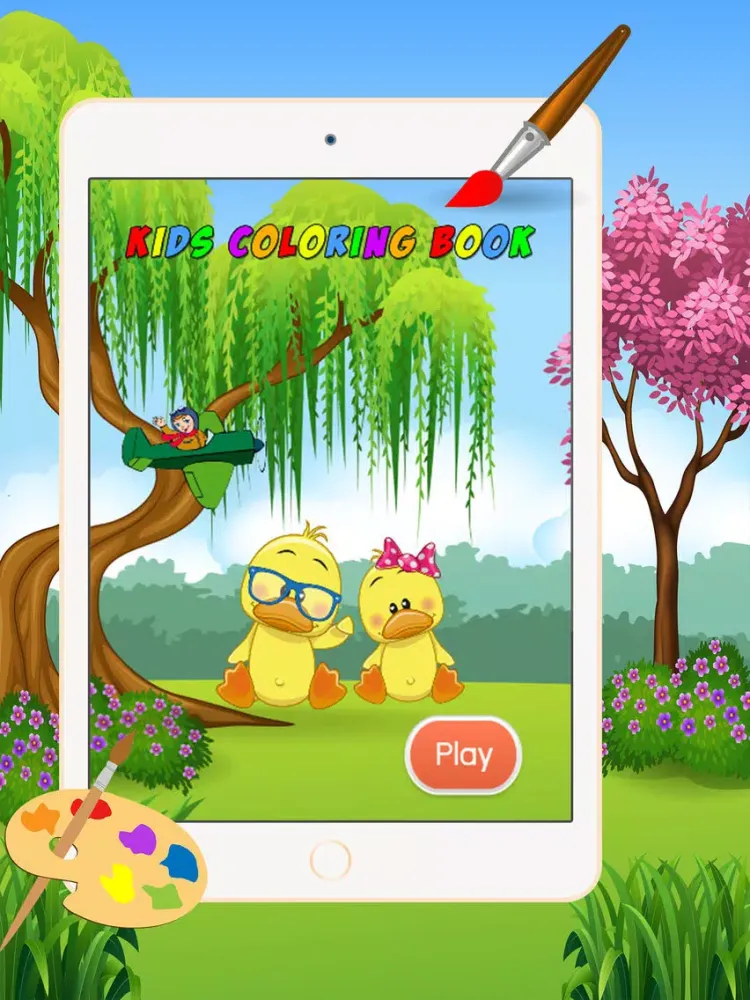 Tangkapan skrin Animal Coloring Book - Drawing and Painting Colorful for kids games free iPad 