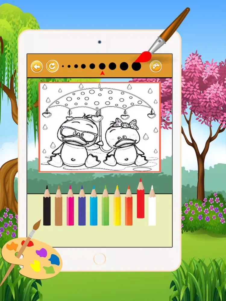 Tangkapan skrin Animal Coloring Book - Drawing and Painting Colorful for kids games free iPad 