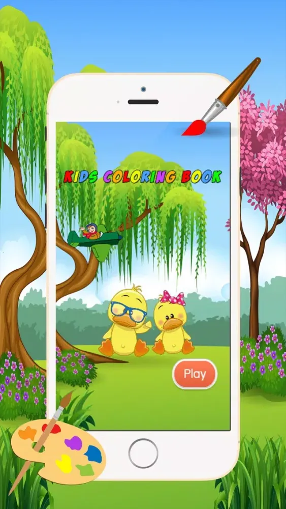 Tangkapan skrin Animal Coloring Book - Drawing and Painting Colorful for kids games free