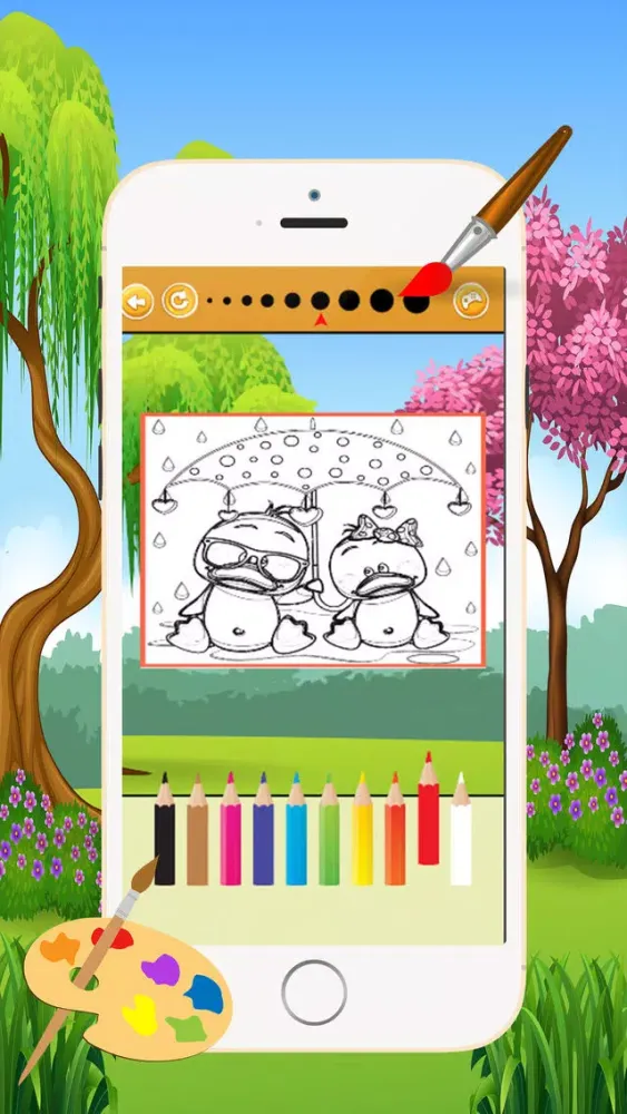Tangkapan skrin Animal Coloring Book - Drawing and Painting Colorful for kids games free