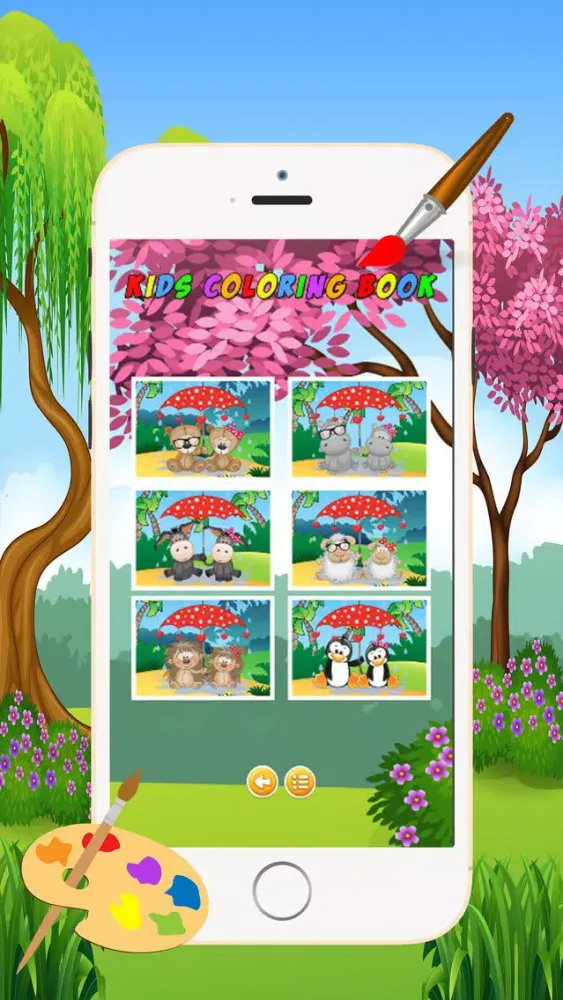 Tangkapan skrin Animal Coloring Book - Drawing and Painting Colorful for kids games free