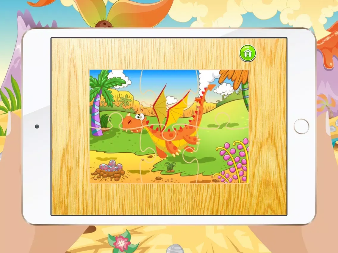Cartoon Dragon Jigsaw Puzzles for Kids - Kindergarten Learning Games Free iPad  Ekran Görüntüleri