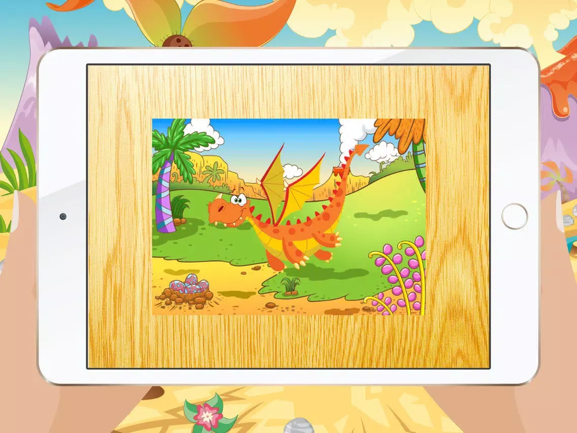 Cartoon Dragon Jigsaw Puzzles for Kids - Kindergarten Learning Games Free iPad  Ekran Görüntüleri