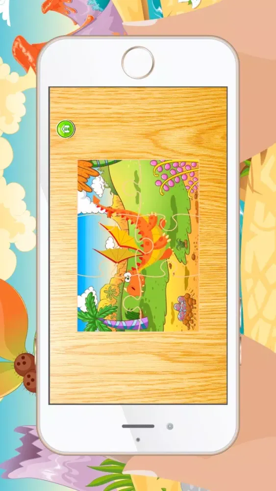 Cartoon Dragon Jigsaw Puzzles for Kids - Kindergarten Learning Games Free Ekran Görüntüleri