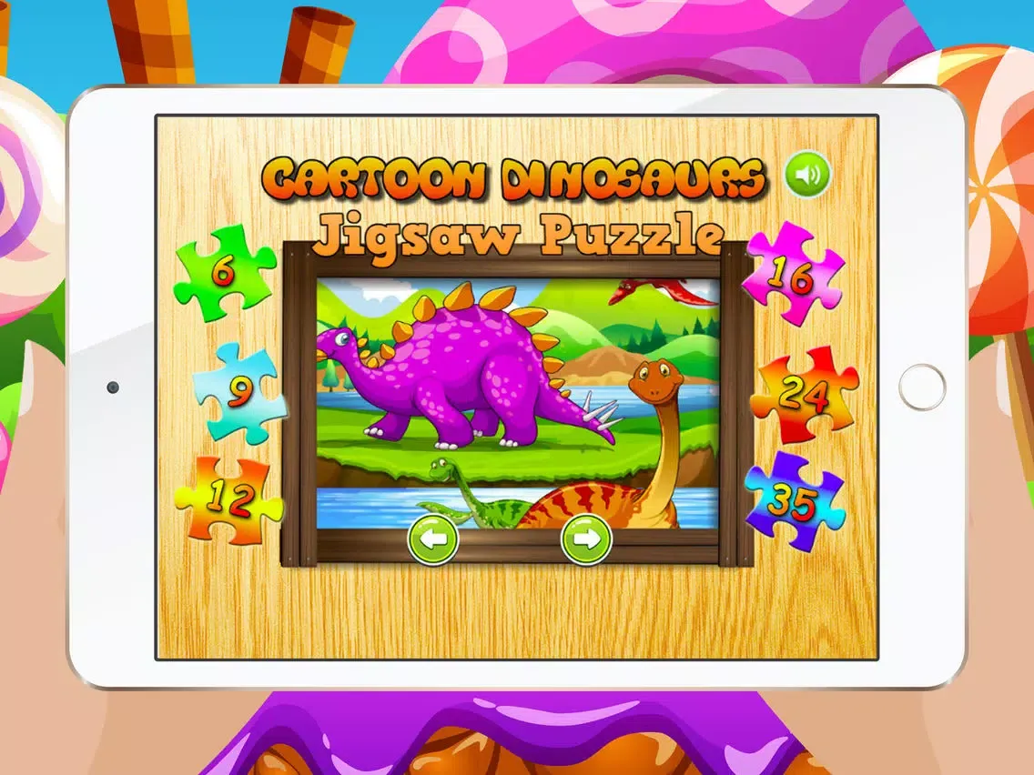 magic dinos jigsaw puzzles online free v1 iPad  Screenshots
