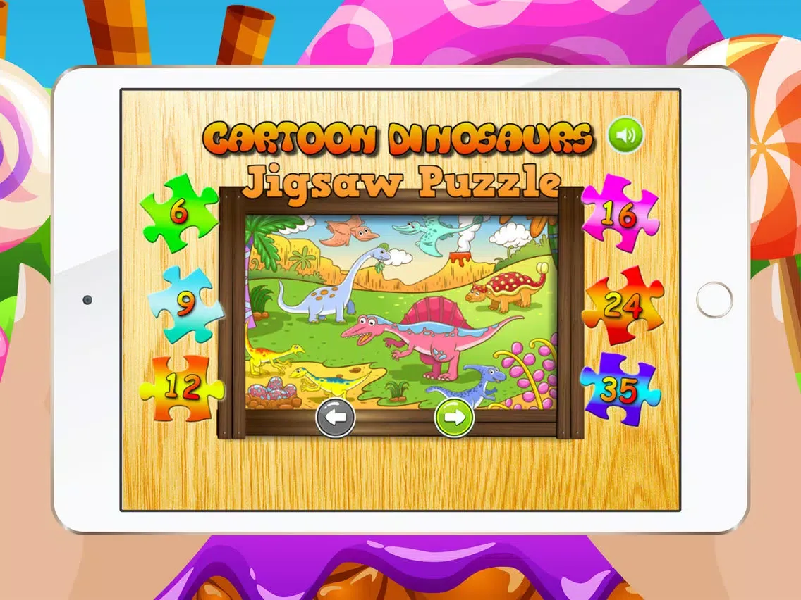 magic dinos jigsaw puzzles online free v1 iPad  Screenshots