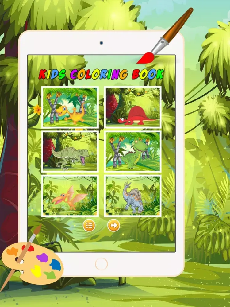 صور Dinosaur Coloring Book 3 - Drawing and Painting Colorful for kids games free iPad 